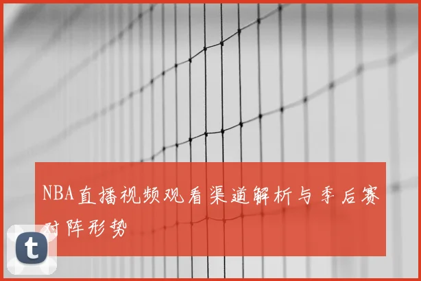 NBA直播视频观看渠道解析与季后赛对阵形势